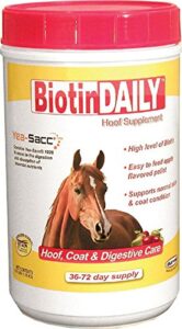 durvet 01 0027 biotin daily horse hoof care, 2.5 lb