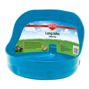 kaytee long john litter pan for ferret and rabbit habitats