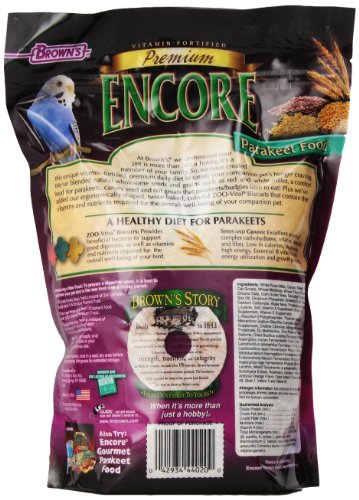 F.M. Brown'S Encore Parakeet Food, 2-Pound