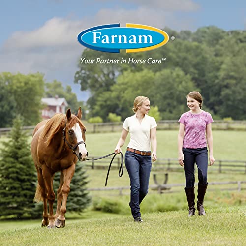 Farnam Rain Maker Triple Action Hoof Oil for Horses Moisturizer and Conditioner, Attracts, Absorbs and Retains Moisture, Contains Aloe, 32 Oz.