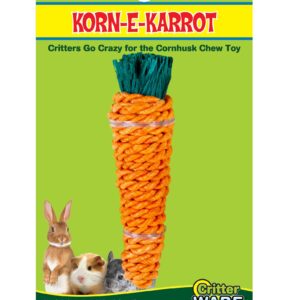 Ware Manufacturing Corn-E-Carrot Small Pet Chew Toy, Medium