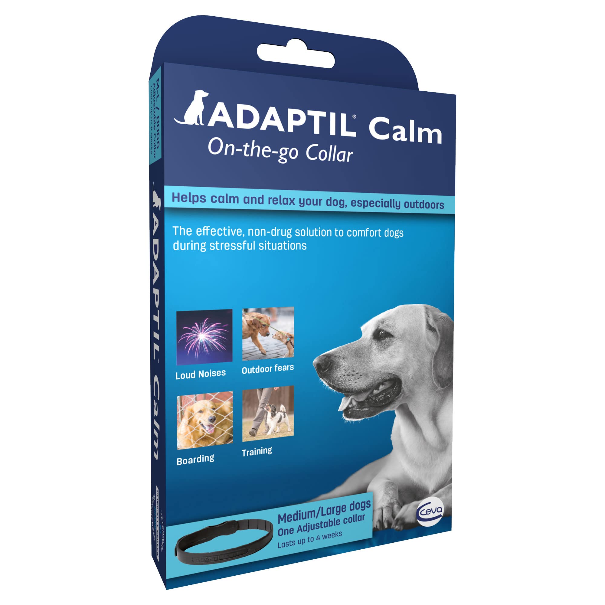 ADAPTIL Calming Pheromone Collar for Dogs, Medium/Large