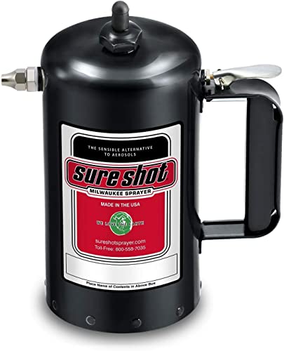 Sure Shot 32 oz. Powder Coated Steel Sprayer, Black (SUR-1000B)…