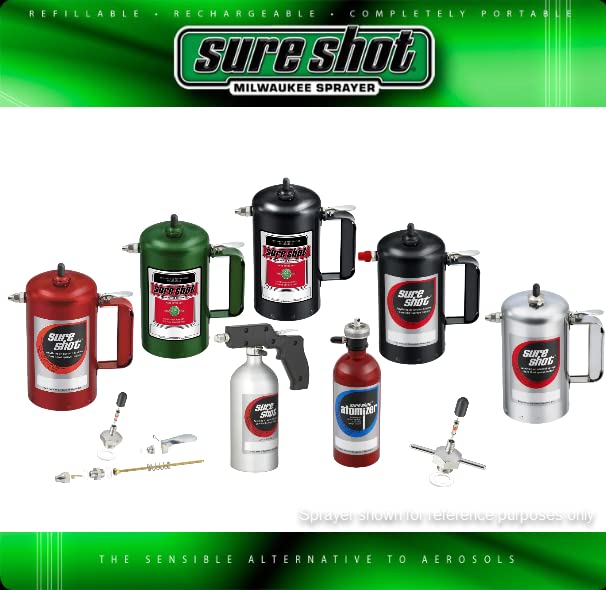 Sure Shot 32 oz. Powder Coated Steel Sprayer, Black (SUR-1000B)…