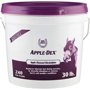horse health apple-dex apple-flavored electrolytes, 30-pound
