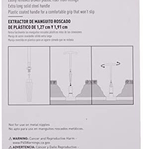 Orbit Sprinkler System 1/2-Inch & 3/4-Inch Plastic Pipe Nipple Extractor 26076