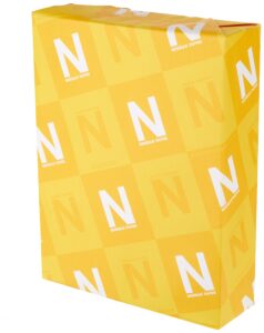 neenah classic crest coverstock, 8.5" x 11", 80 lb, smooth finish, solar white, 250 sheets (04701)