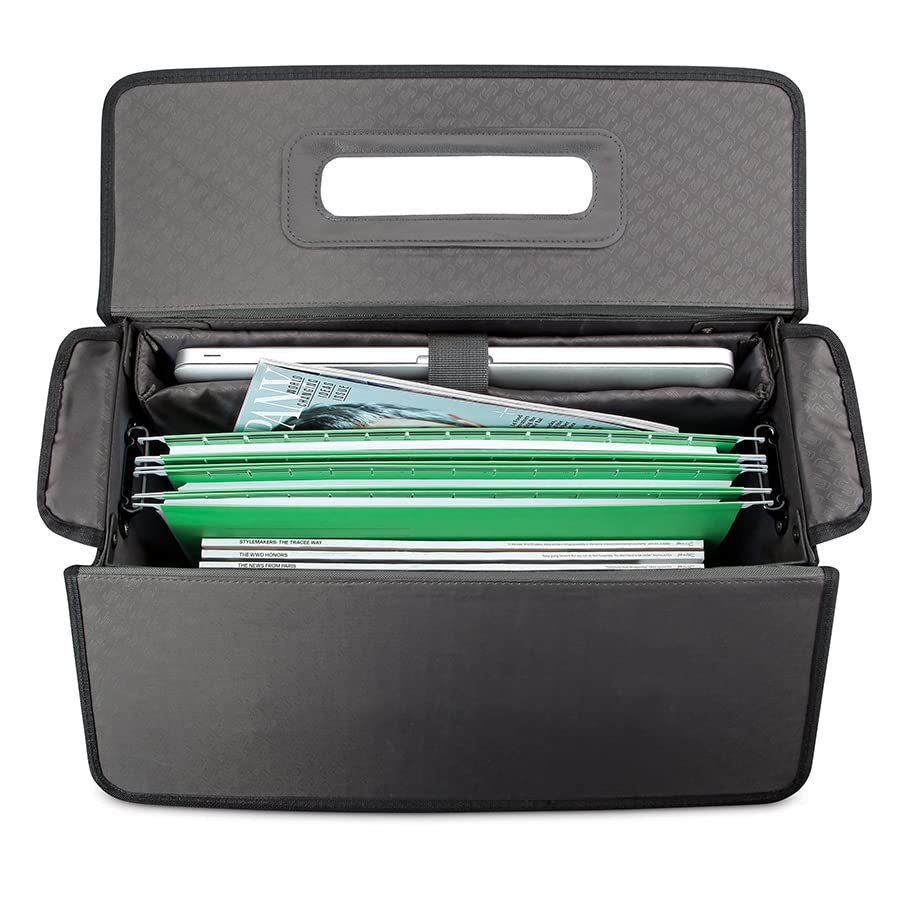 Solo Morgan Rolling Hard Side Catalog and Laptop Case, Black