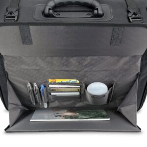 Solo Morgan Rolling Hard Side Catalog and Laptop Case, Black