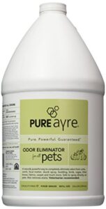pureayre – all-natural plant-based pet odor eliminator – pure, powerful, and completely safe – 1 gallon