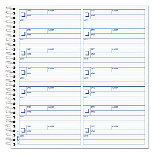 TOPS 44165 Voice Mail Log Book, 8 1/2 X 8-1/4, 1,400-Message Book