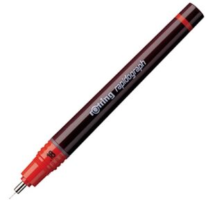 rotring rapidograph 0.18mm technical drawing pen (s0203150)