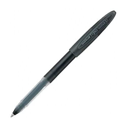 Uni-ball UM170 SigNo Gelstick Rollerball Pen 0.7mm Tip 0.5mm Line Black Ref 9003000 [Pack of 12]