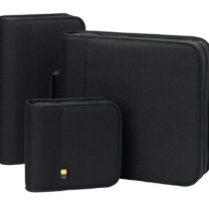 Case Logic BNB-208 208 Capacity CD/DVD Prosleeve Nylon Binder (Black)