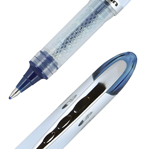 uni-ball Vision Elite BLX Infusion Rollerball Pen Bold Point, 0.8mm, Blue/Black, 4 Pack