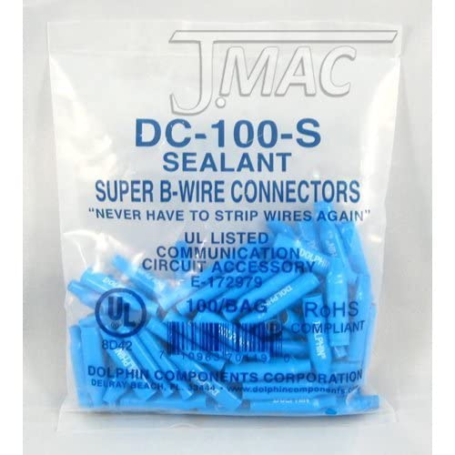 Dolphin DC-100S Super B Connector w/Sealant 100 Pcs.