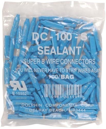 Dolphin DC-100S Super B Connector w/Sealant 100 Pcs.