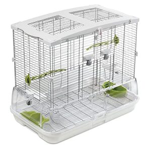 vision m01 wire bird cage, bird home for parakeets, finches and canaries, medium