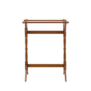 Powell Furniture Boonie Oak Finished Blanket/Quilt Rack by Powell