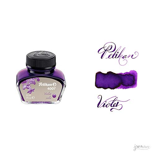 Pelikan 4001 Bottled Ink for Fountain Pens, Violet, 30ml, 1 Each (311886)