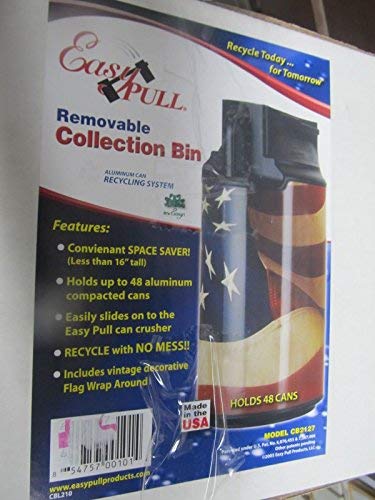 Dial Industries Easy Pull Aluminum Can Collection Bin