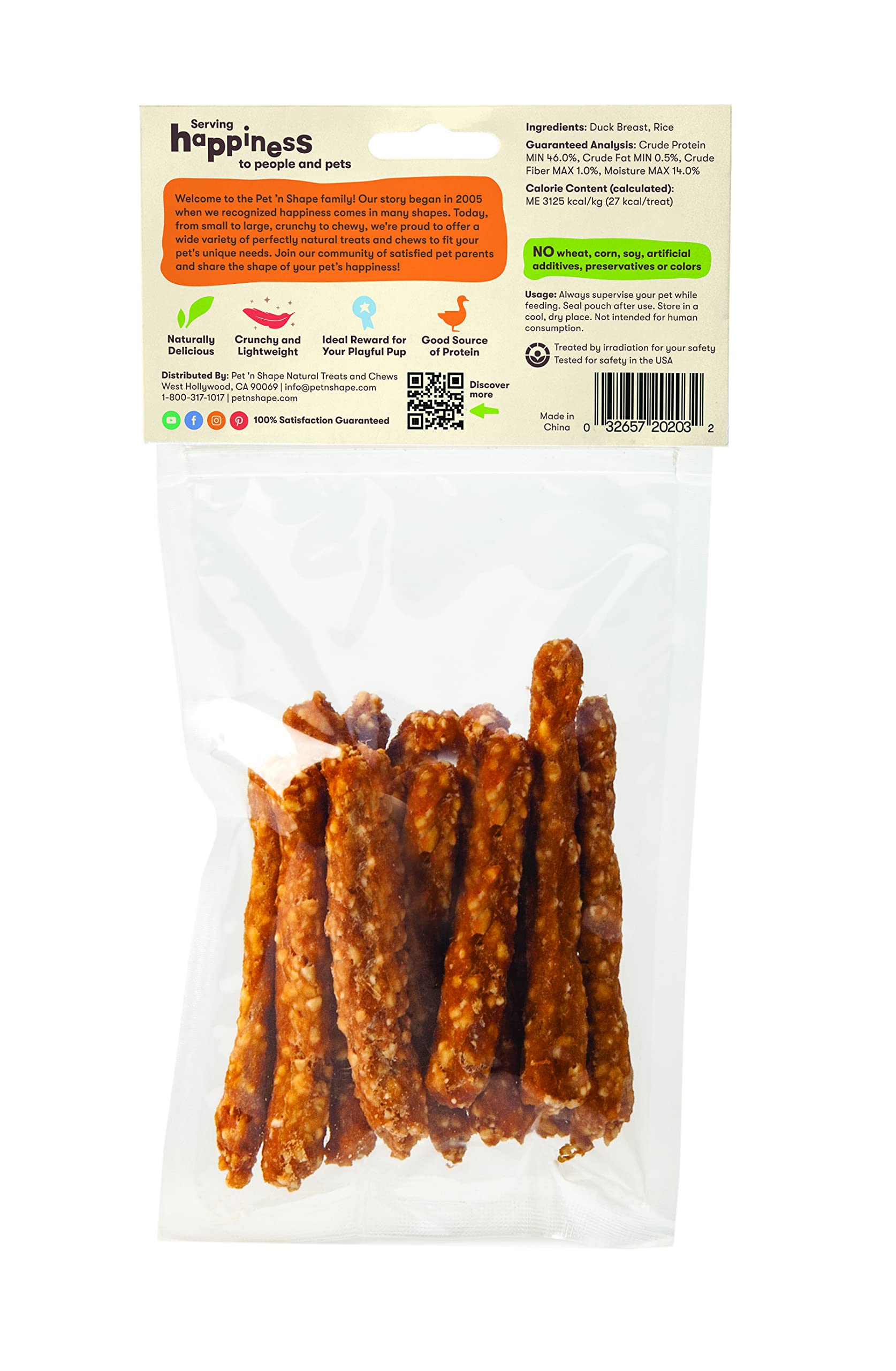 Pet 'n Shape Duck 'n Stix Dog Treats - 3 Ounce