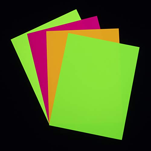 Pacon Array Colored Bond Paper, 24 lb Bond Weight, 8.5 x 11, Assorted Neon Colors, 100/Pack