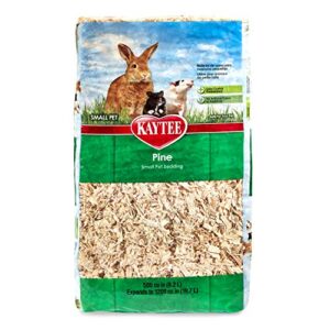 Kaytee Small Animal Pine Bedding For Pet Guinea Pigs, Rabbits, Hamsters, Gerbils, and Chinchillas, 19.7 Liter