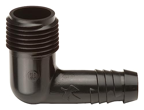 Rain Bird SWGE050B EZ Pipe/Swing Pipe Elbow Fitting, 1/2" Male Pipe Thread x 1/2" Barb, 10-Pack