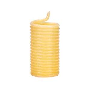 Candle by the Hour 80-Hour Refill, Eco-friendly Natural Beeswax with Cotton Wick