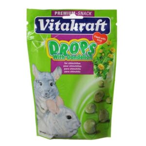 vitakraft chinchilla drops 5.3 oz - dandelion