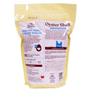 Manna Pro Crushed Oyster Shell - Calcium Supplement for Laying Hens - Chicken Feed for Egg-Laying Chickens - 5 lbs