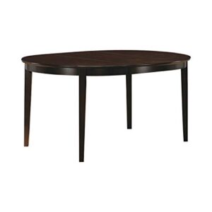 coaster home furnishings 100770 gabriel oval dining table cappuccino