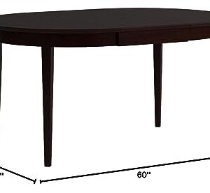 Coaster Home Furnishings 100770 Gabriel Oval Dining Table Cappuccino