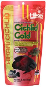 hikari 8.8-ounce cichlid gold floating pellets for pets, large