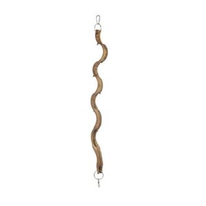 prevue pet products bpv62396 wacky wood lima root bird perch toys, 24-inch, brown