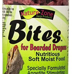 Nature Zone Snz54621 Bearded Dragon Bites Soft Moist Food, 9-Ounce