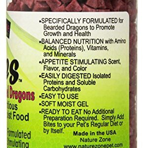 Nature Zone Snz54621 Bearded Dragon Bites Soft Moist Food, 9-Ounce