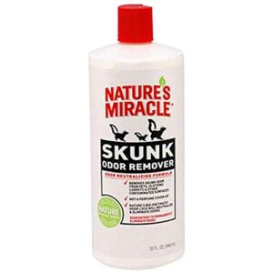 nature’s miracle skunk odor remover 32 ounces, odor neutralizing formula, pour - hg-5123