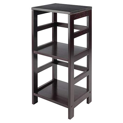 Winsome Leo model name 2 tier Shelving, Tall, Espresso