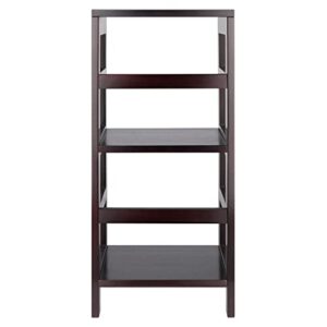 Winsome Leo model name 2 tier Shelving, Tall, Espresso