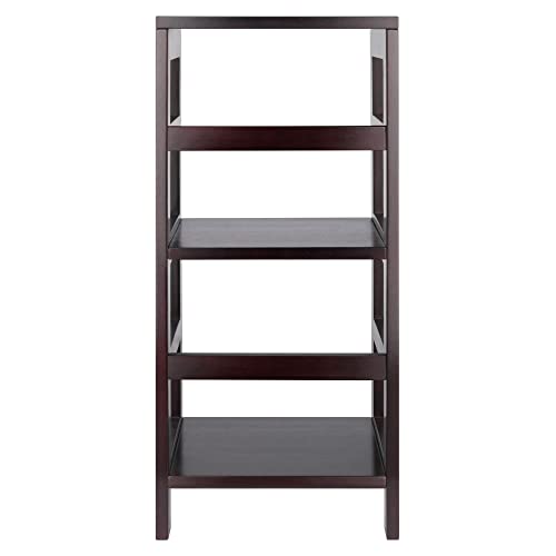 Winsome Leo model name 2 tier Shelving, Tall, Espresso