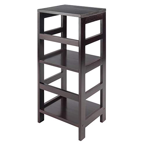 Winsome Leo model name 2 tier Shelving, Tall, Espresso