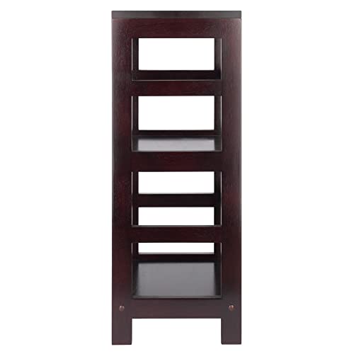 Winsome Leo model name 2 tier Shelving, Tall, Espresso