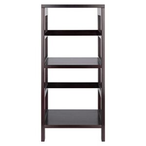 Winsome Leo model name 2 tier Shelving, Tall, Espresso