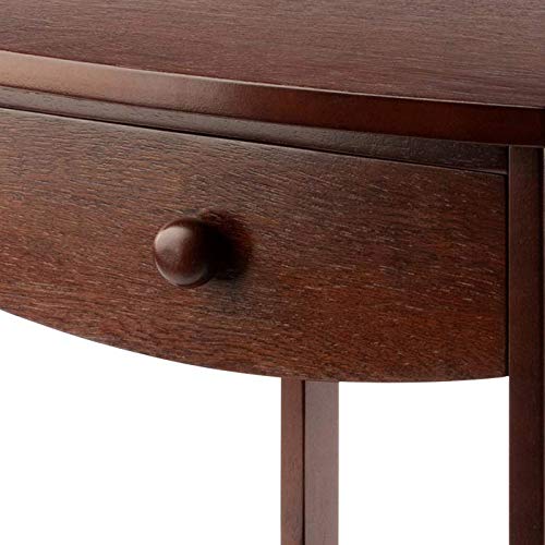 Winsome Wood Claire Accent Table, Walnut