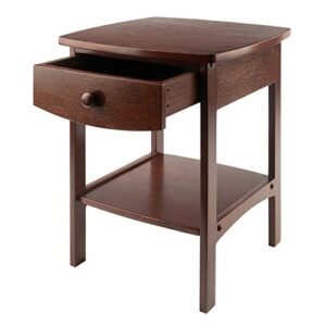 Winsome Wood Claire Accent Table, Walnut