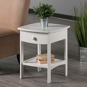 Winsome Wood Claire Accent Table, White