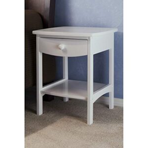 Winsome Wood Claire Accent Table, White