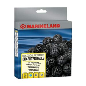 marineland bio-filter balls, supports biological aquarium filtration, fits all c-series canister filters 90 count (pack of 1)